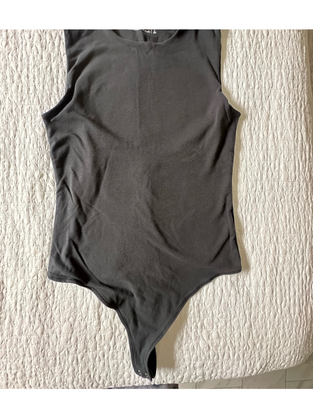 Abercrombie & Fitch Black Strapless Bodysuit